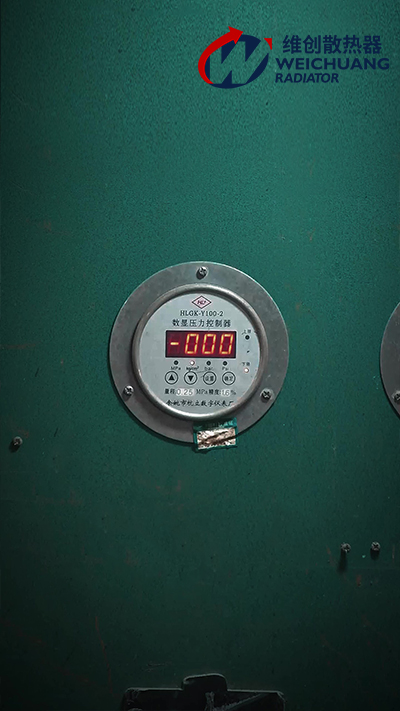 Essai de pression de la pompe 01