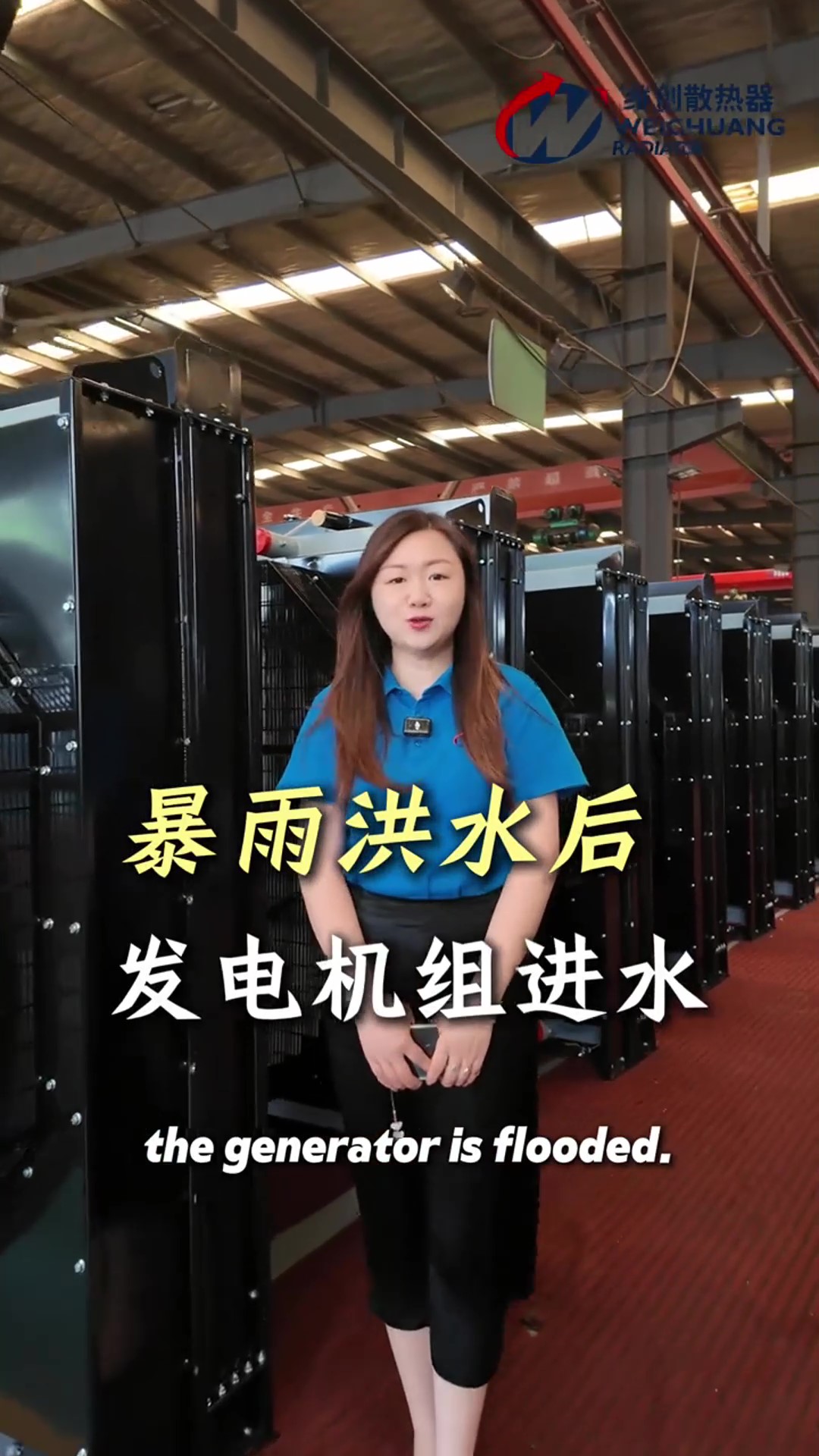 Entrée d'eau dans le groupe électrogène